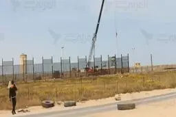 احداث دیوار الکترونیکی مصر در مرز با غزه