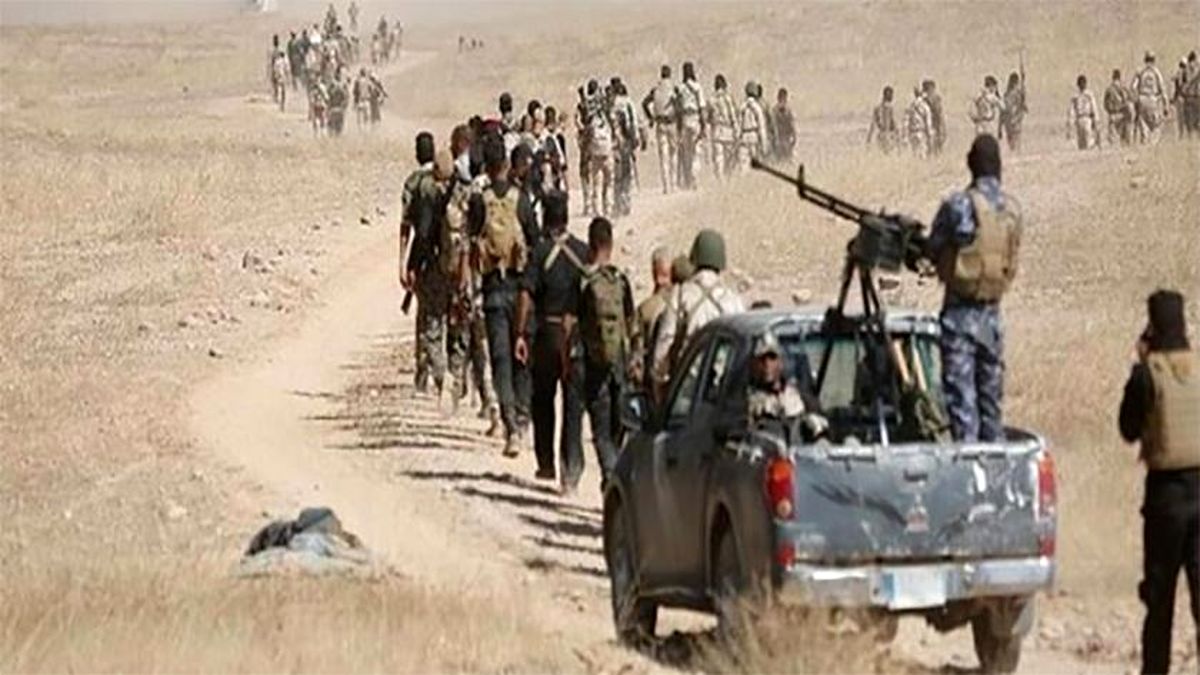 عملیات حشد شعبی در پیگرد بقایای داعش در الانبار
