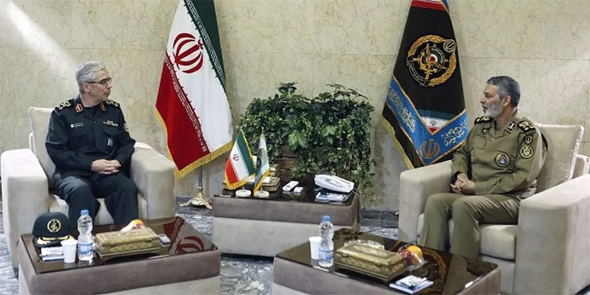 دیدار سرلشکر باقری با فرمانده کل ارتش به مناسبت روز ارتش