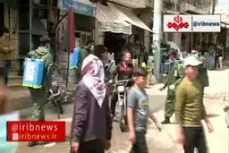 فیلم: نیروهای مقاومت سوریه علیه کرونا