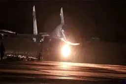 مانور شبانه نیروی هوایی ارتش روسیه