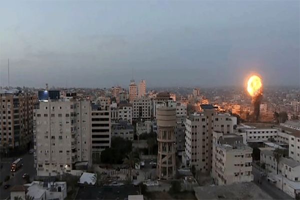 حمله رژیم صهیونیستی به مواضع حماس در غزه