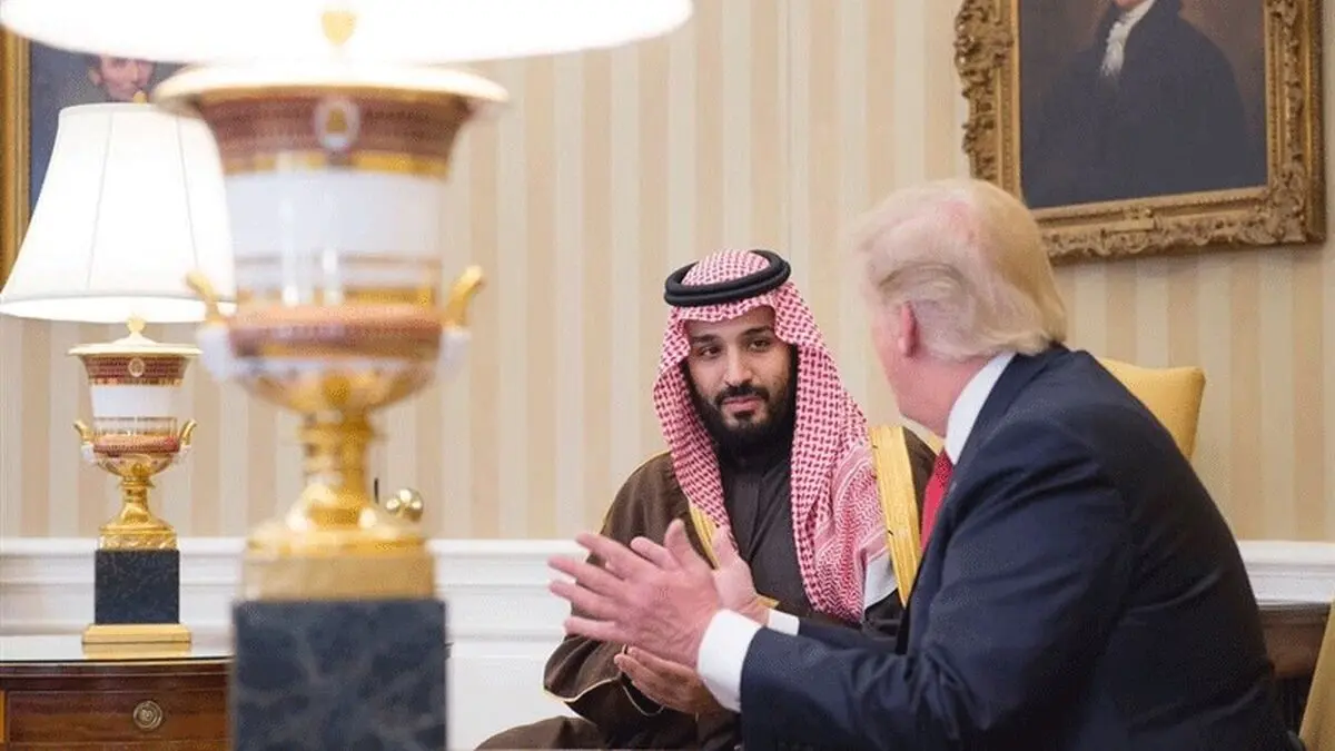 شاخ و شانه کشیدن ترامپ برای بن سلمان