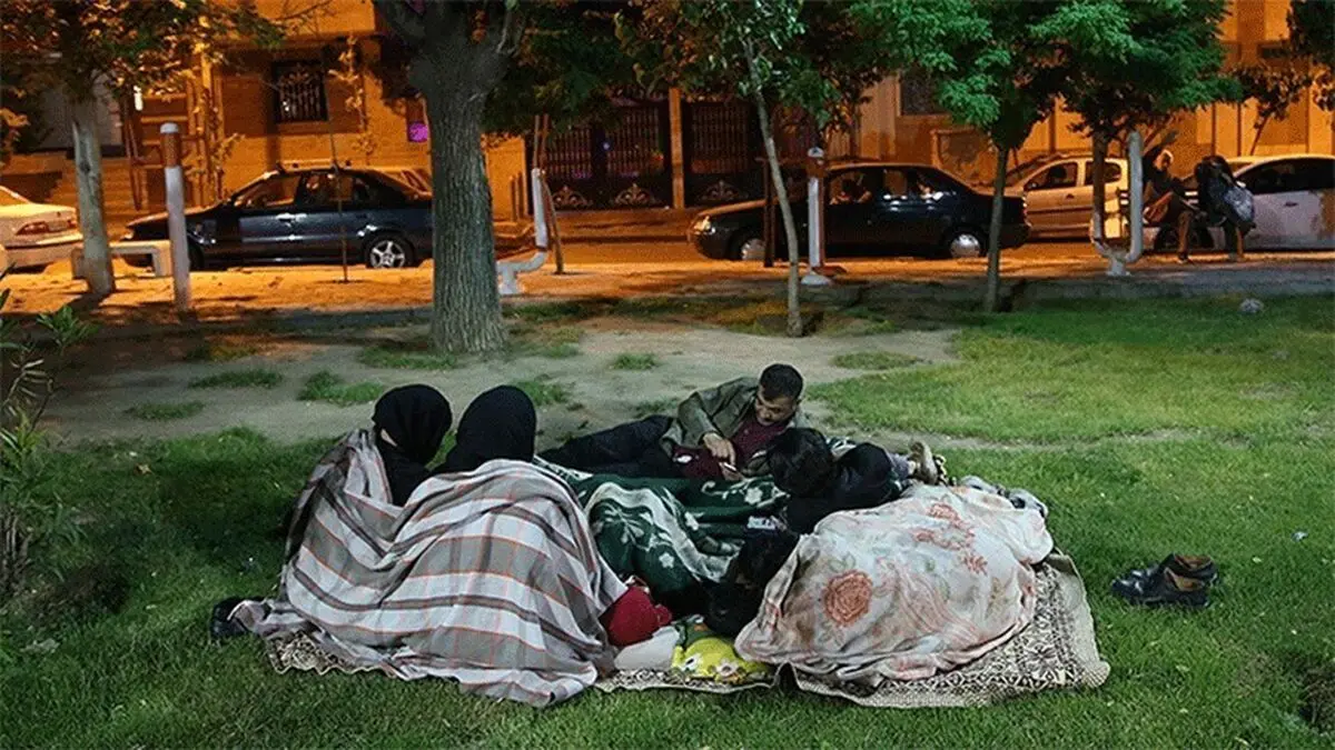 عکس: نقشه ماهواره‌ای شدت زلزله تهران