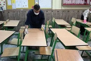 رعایت فاصله ۱.۵ تا ۲ متر بین دانش‌آموزان در کلاس درس