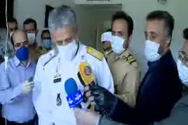 فیلم: عیادت دریادار سیاری از مجروحان ناوچه کنارک