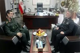 دیدار فرماندهان نیروی دریایی ارتش و سپاه