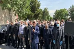 عکس: حضور ظریف و زنگنه در تشییع کاظم‌پور اردبیلی