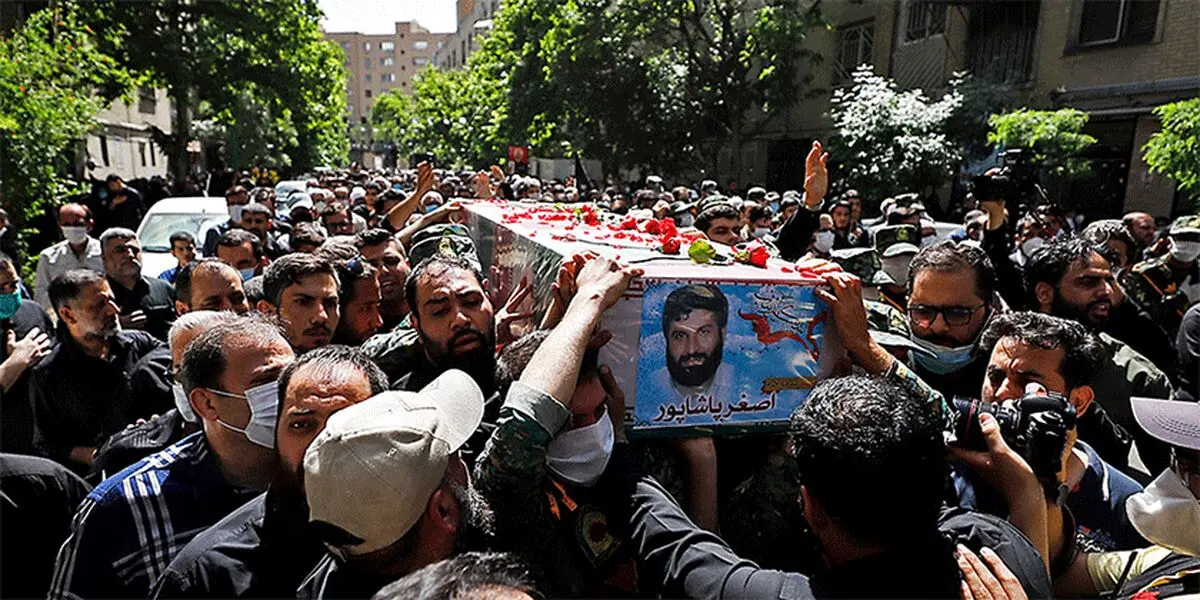 پیکر شهید مدافع حرم اصغر پاشاپور تشییع شد