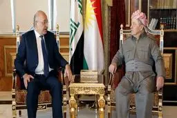 ماجرای پیام ویژه برهم صالح به مسعود بارزانی چیست؟