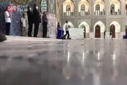 فیلم: نقاره‌خانه حرم رضوی در نخستین روز بازگشایی