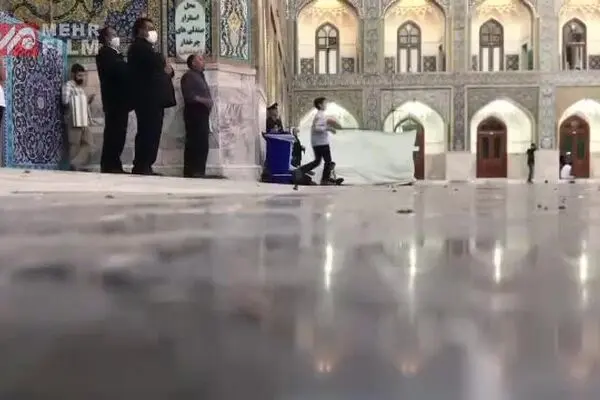 فیلم: نقاره‌خانه حرم رضوی در نخستین روز بازگشایی