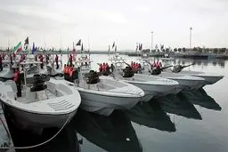 آئین الحاق بیش از ۱۰۰ فروند شناور به نیروی دریایی سپاه آغاز شد