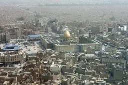 حرم حضرت امیرالمومنین(ع) بسته شد