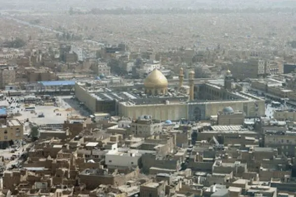 حرم حضرت امیرالمومنین(ع) بسته شد