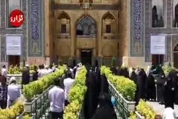 فیلم: چشم زائران به حرم باز شد