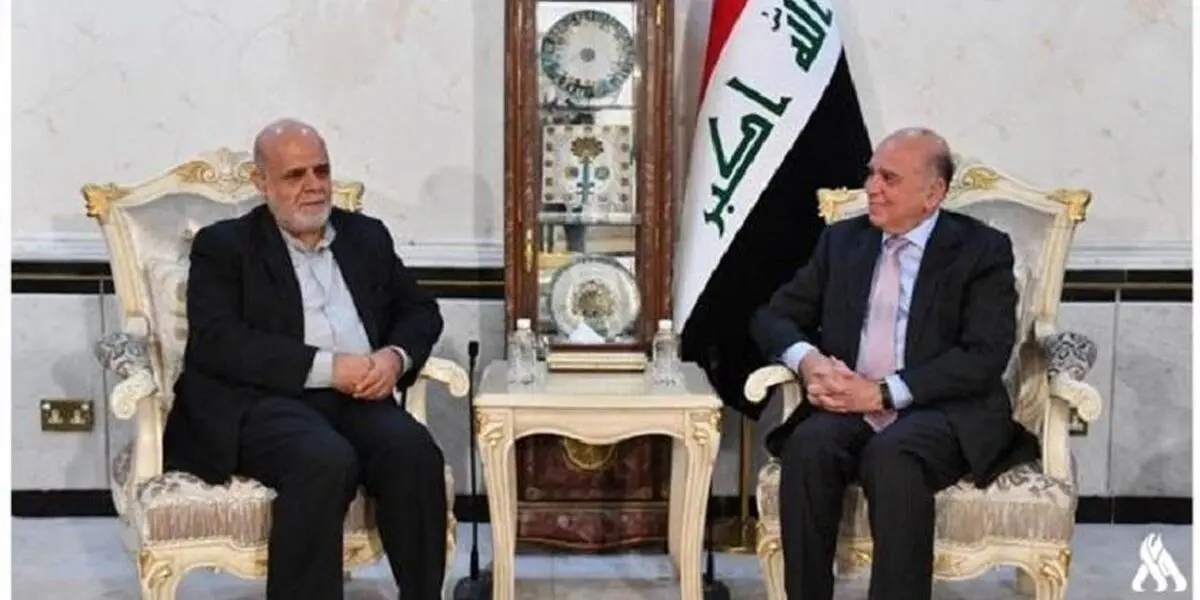 دیدار وزیرخارجه عراق و سفیر ایران در بغداد