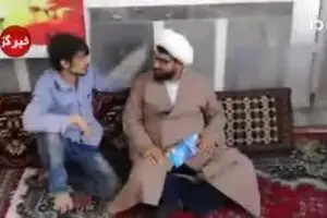 فیلم: طلبه‌ای که بساط نیروی انتظامی را جمع کرد