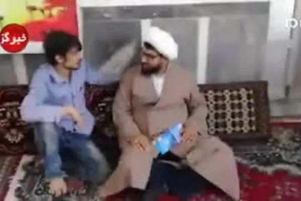 فیلم: طلبه‌ای که بساط نیروی انتظامی را جمع کرد