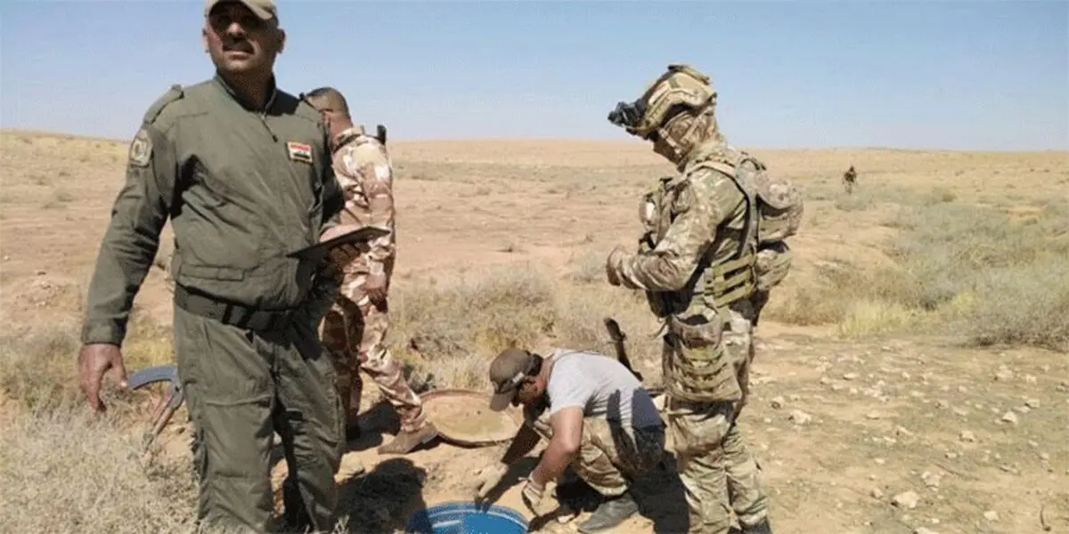 کشف اردوگاه بزرگ زیرزمینی داعش توسط الحشد الشعبی