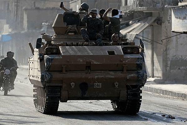 ارسال تجهیزات نظامی جدید به شرق فرات