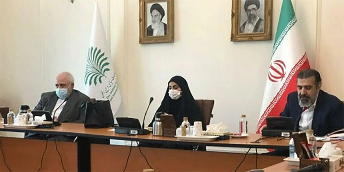 حضور ظریف در جلسه ستاد پیگیری شهادت حاج قاسم سلیمانی