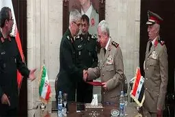 امضای توافقنامه همکاری نظامی و امنیتی ایران و سوریه