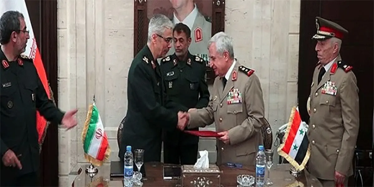 امضای توافقنامه همکاری نظامی و امنیتی ایران و سوریه