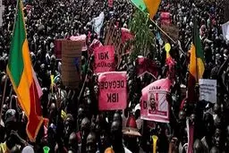 معترضان ساختمان رادیو تلویزیون مالی را اشغال کردند