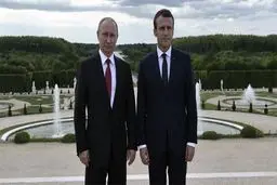 ماکرون به ملاقات پوتین می‌رود