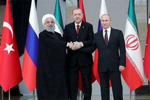سوریه موضوع کنفرانس مجازی روسای جمهور ایران، روسیه و ترکیه