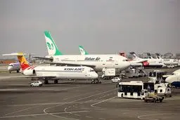 شیب کاهشی جا به جایی مسافر در فرودگاه‌ های کشور