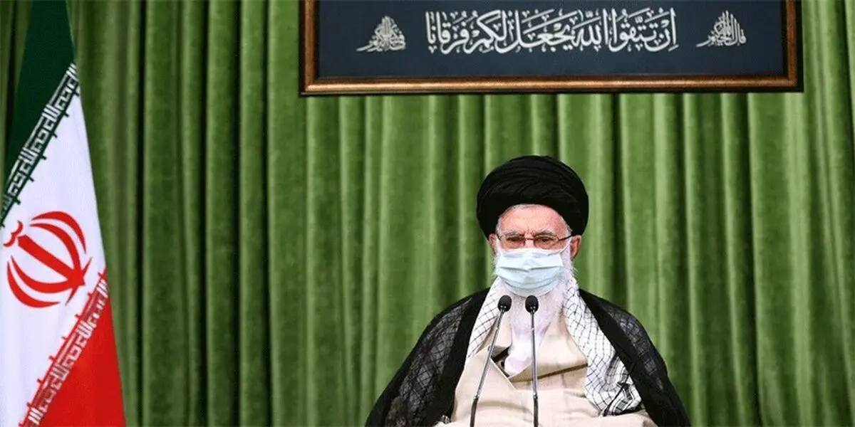 التزام رهبری به زدن ماسک