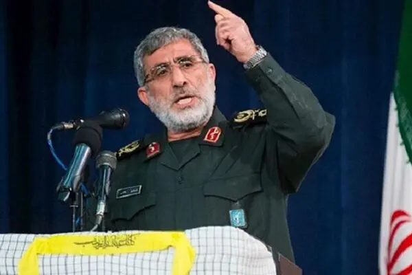 سردار قاآنی: حادثه ناو، پاسخی به جنایات آمریکا بود