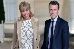 ماکرون و همسرش در پارک محاصره شدند