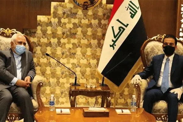 ظریف با الحلبوسی دیدار و راهی اربیل شد