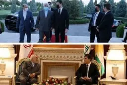 ظریف با نیچروان بارزانی دیدار و گفت و گو کرد