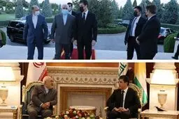 ظریف با نیچروان بارزانی دیدار و گفت و گو کرد