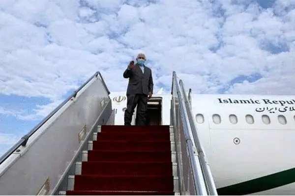 ظریف به سمت مسکو پرواز کرد