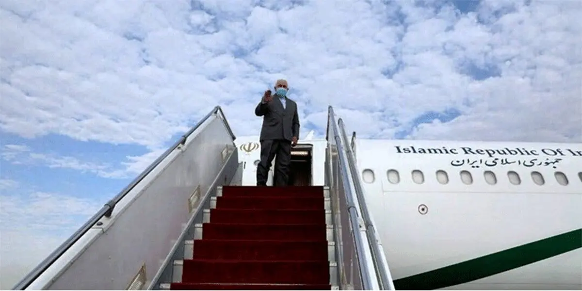 ظریف به سمت مسکو پرواز کرد