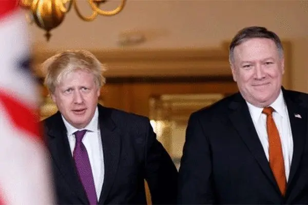 چین محور رایزنی پامپئو با جانسون