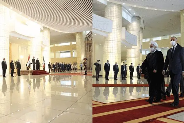دلیل استقبال روحانی از الکاظمی در سالن اجلاس سران چه بود؟