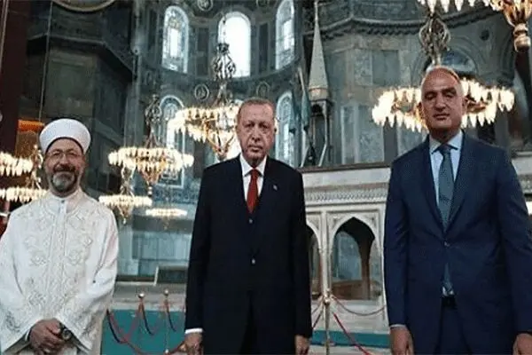 نماز جمعه در ایاصوفیه بعد از ۸۶ سال