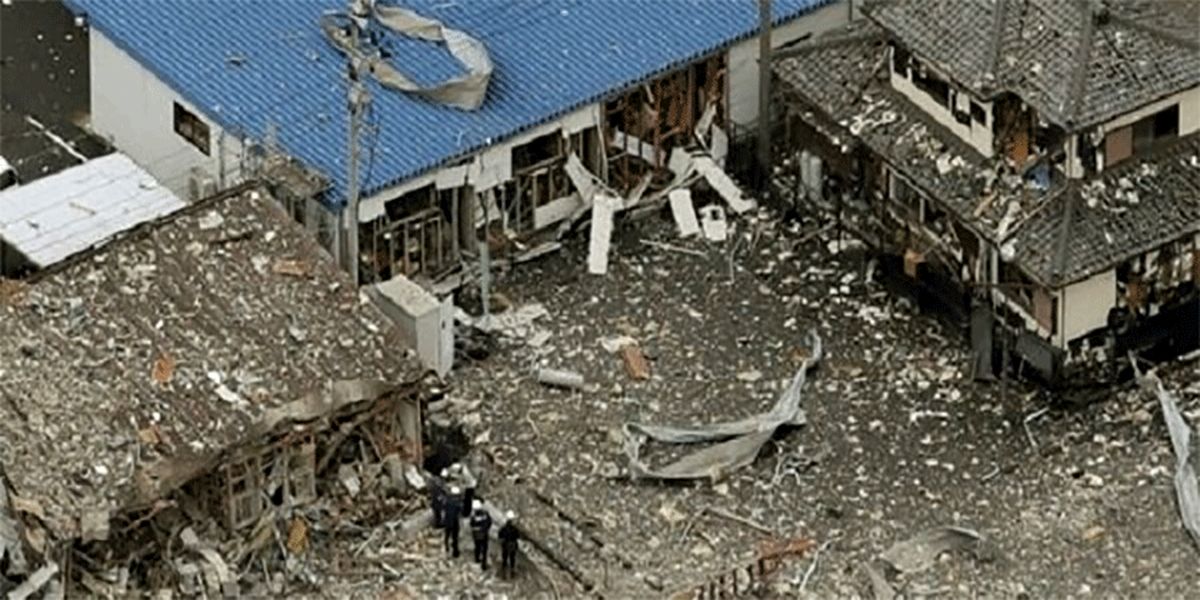 وقوع انفجاری مهیب در ژاپن