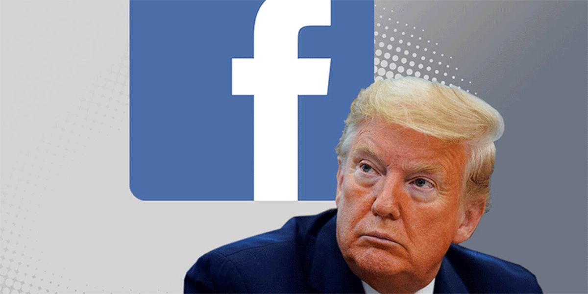فیسبوک پُست کرونایی ترامپ را حذف کرد