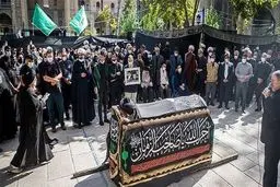 تصاویر: تشییع پیکر آیت الله سید عبدالجواد علم الهدی