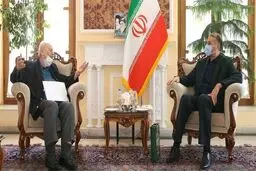 دیدار سفیر فلسطین با امیرعبداللهیان