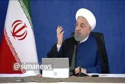 فیلم: روحانی: حداقل شش ماه دیگر اوضاع کرونایی در کشور حاکم است