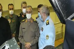 بازدید رئیس دفتر نظامی فرمانده معظم کل قوا از پایگاه هوایی چابهار