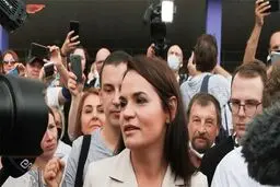 نامزد فراری بلاروس: آماده‌ام، رهبر ملی باشم